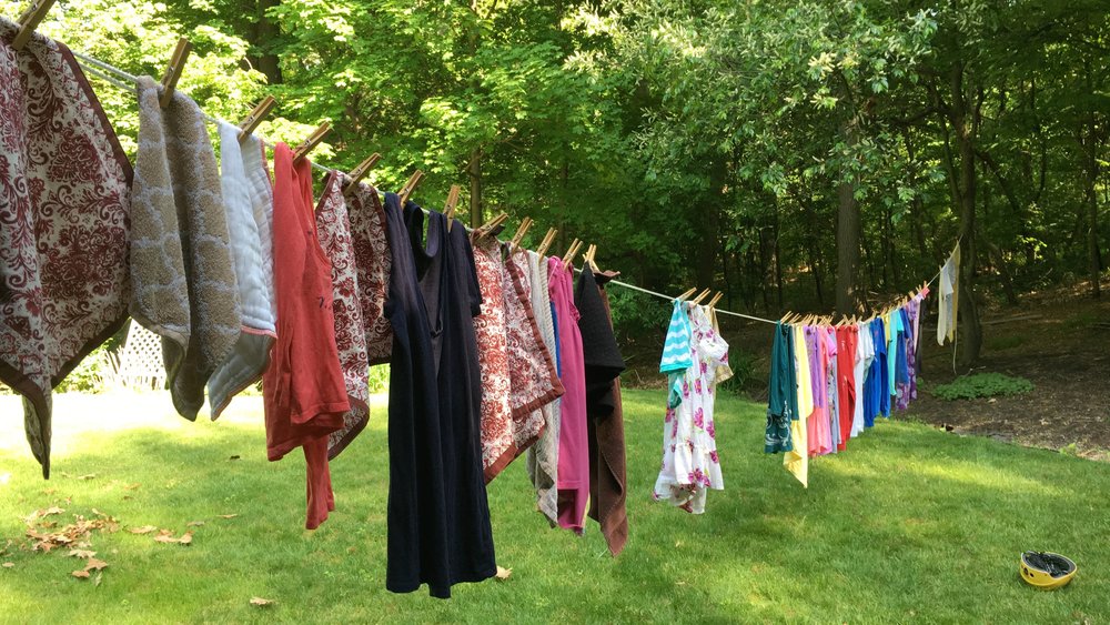 The Good Old Backyard Clothesline – Borden's Blather